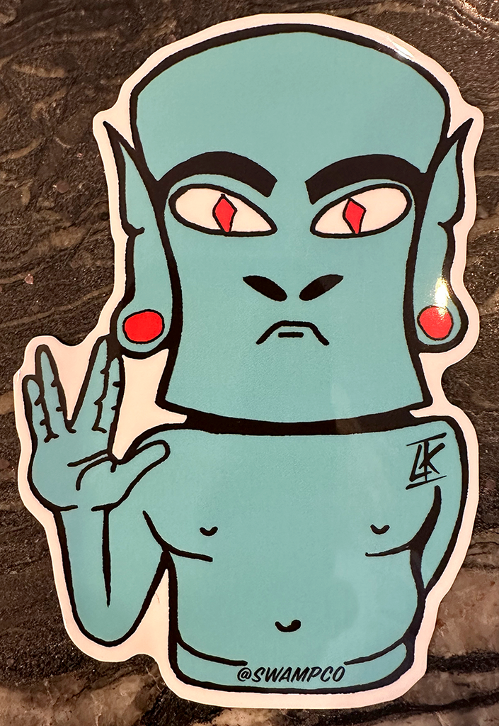 "ALIEN" STICKER