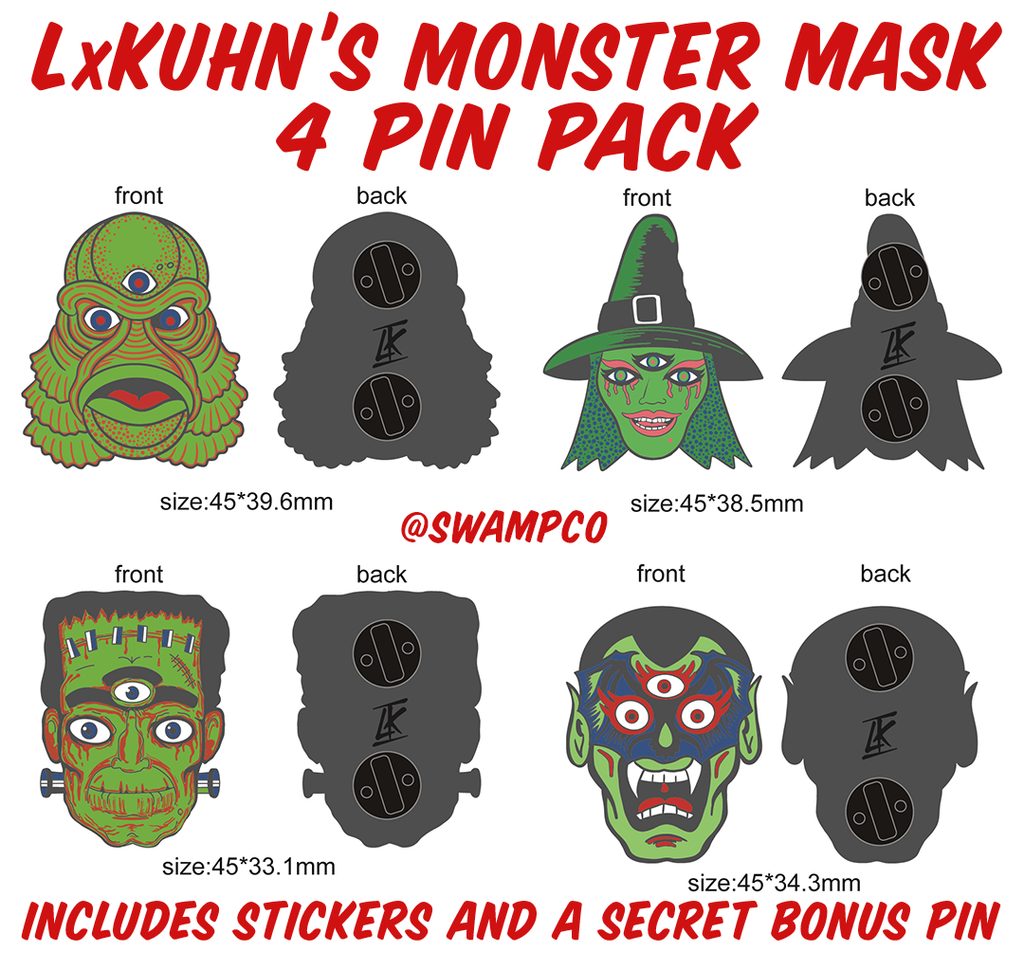 MONSTER PINS