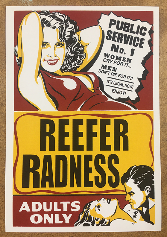 REEFER RADNESS STICKERS