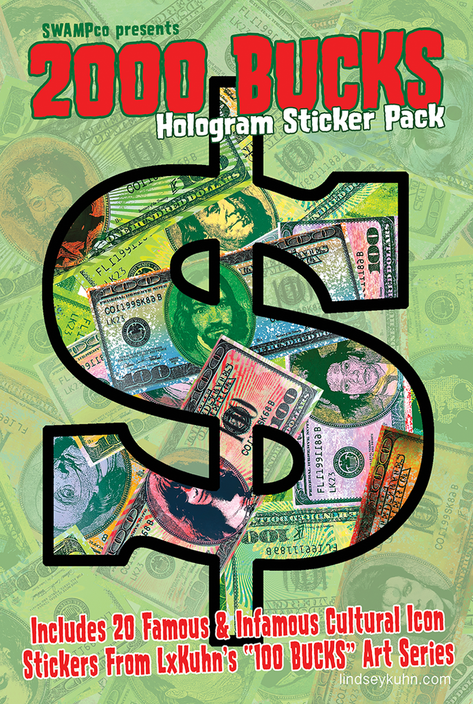 2000 Thp Sticker 2000 Bucks Sticker Pack – SWAMPCO