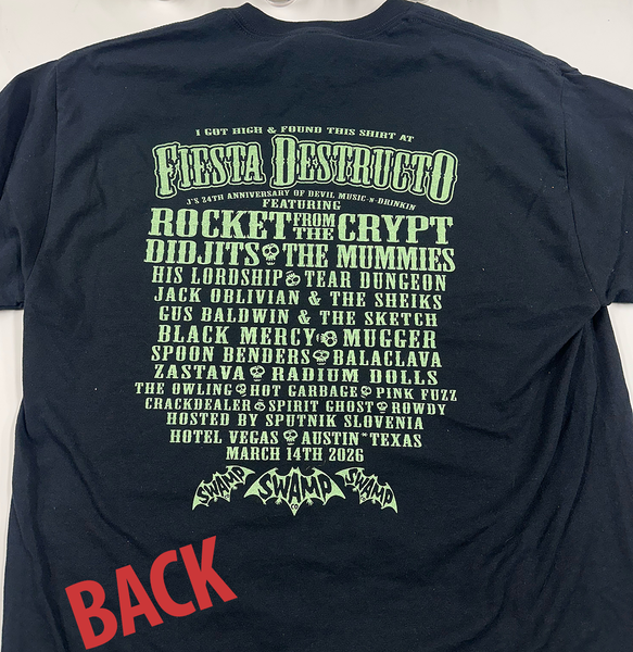 FIESTA DESTRUCTO 2026 T-SHIRT