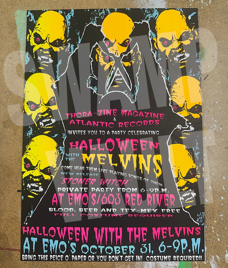 Melvins uncut handbill