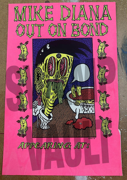 MIKE DIANA TOUR PRINT
