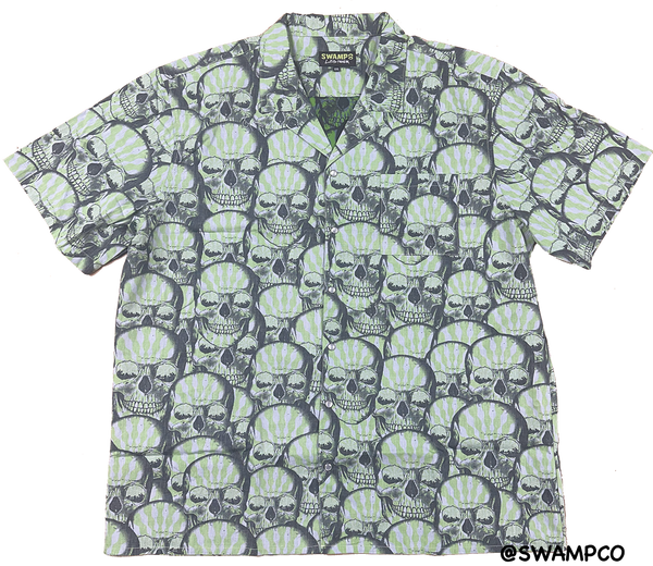 FADED GREEN SKULL