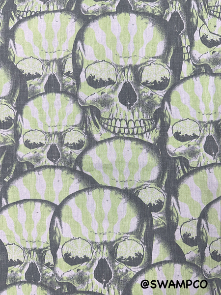 FADED GREEN SKULL