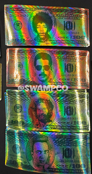 "100 Bucks" sticker set