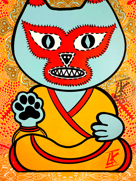 "NOTYO KITTY FELLING PEACEFUL"