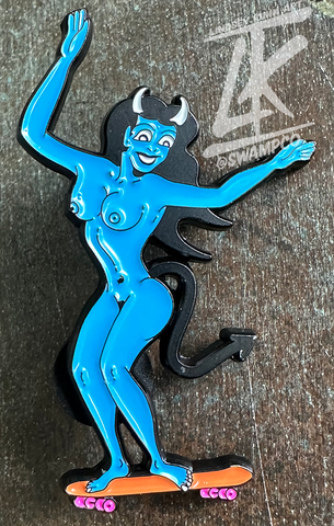 NEW BLUE DEVIL'S CHOICE PIN