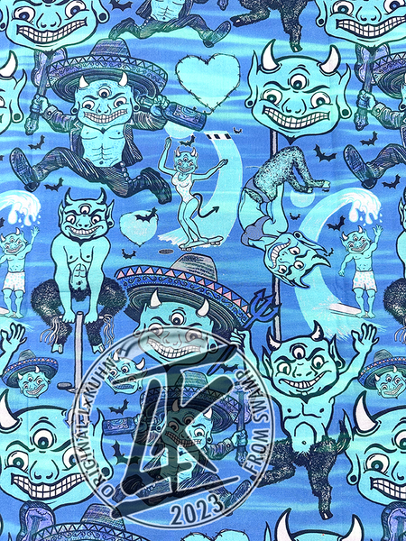 NEW "DIABLOS" BLUE SHIRT