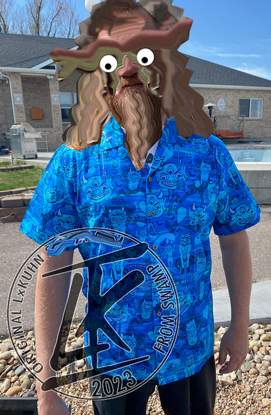 NEW "DIABLOS" BLUE SHIRT
