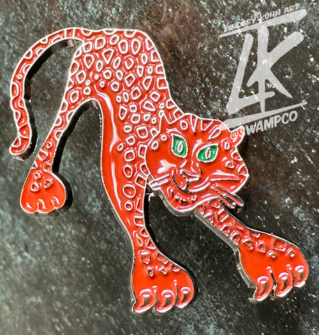 NEW RED CAT PIN