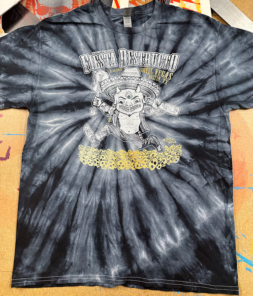 TIE DYE FIESTA DESTRUCTO T-SHIRT