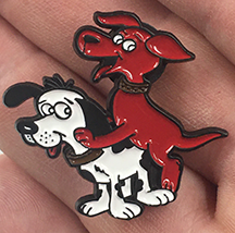 HAPPY DOGS PIN