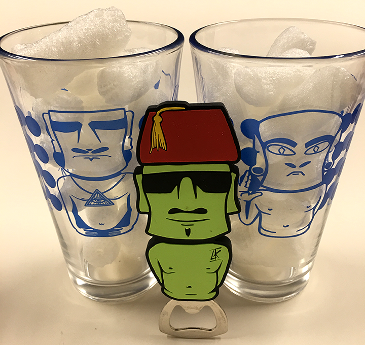 "BROTHERS" PINT GLASSES