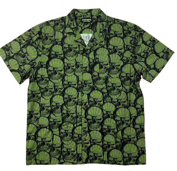 "PSYCHO-SKULL" SNAP-UP SHIRT