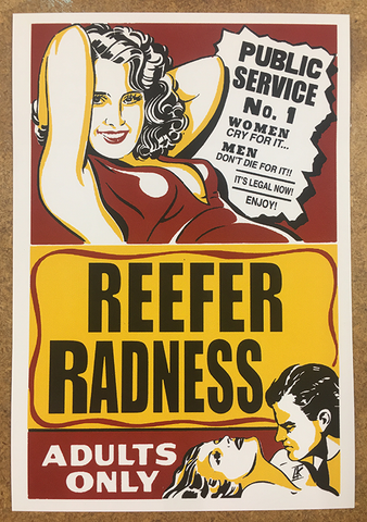REEFER RADNESS STICKERS