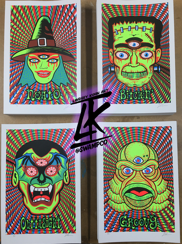 MONSTER PRINT SET