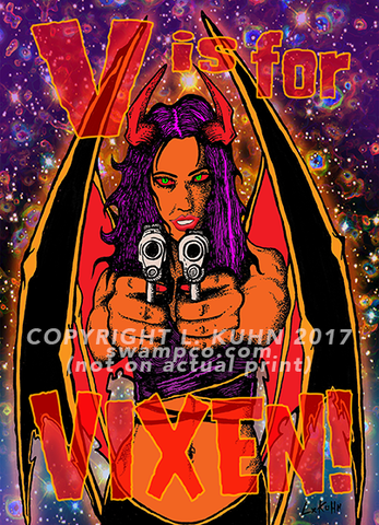 V is for Vixen!